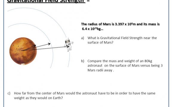 6.4 x 10 23 kg… a)What is