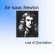 Isaac Newton law of Gravitation