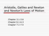 Galileo and Newton laws of motion
