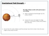 What is gravitational field?