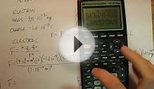 BMAPhysics 16c Electrical versus gravitational forces