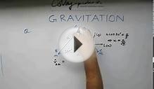 Gravitation, Lecture 3, Physics IIT JEE (Universal Law of