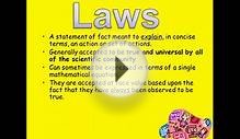 Scientific Theories vs. Laws