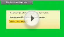 The Gravitational constant